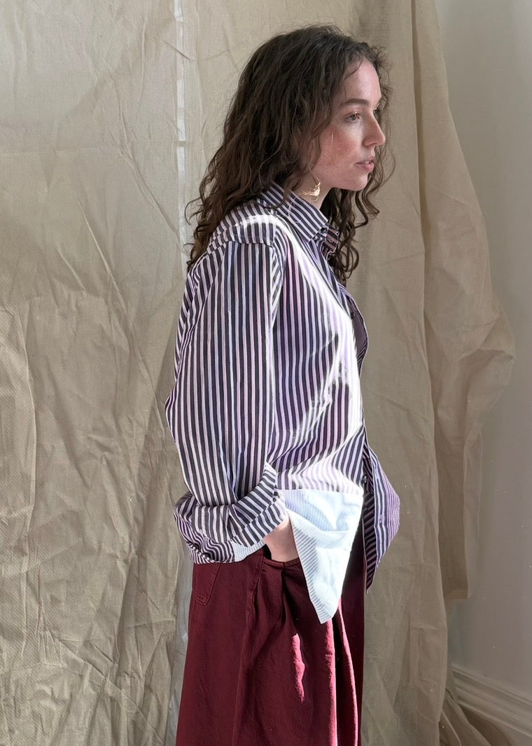 The Columbia stripe reworked shirt
