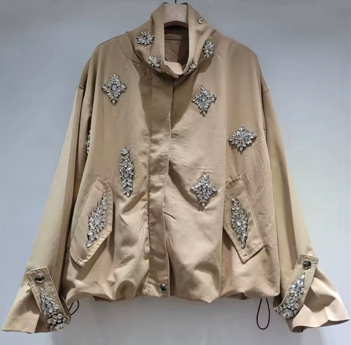 Gigi bejewelled bomber- PRE-ORDER