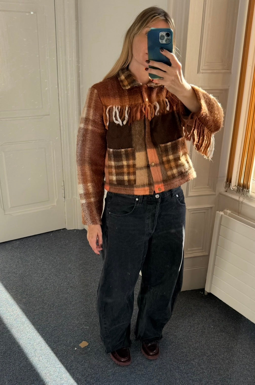 The Morar reworked tartan jacket (M)