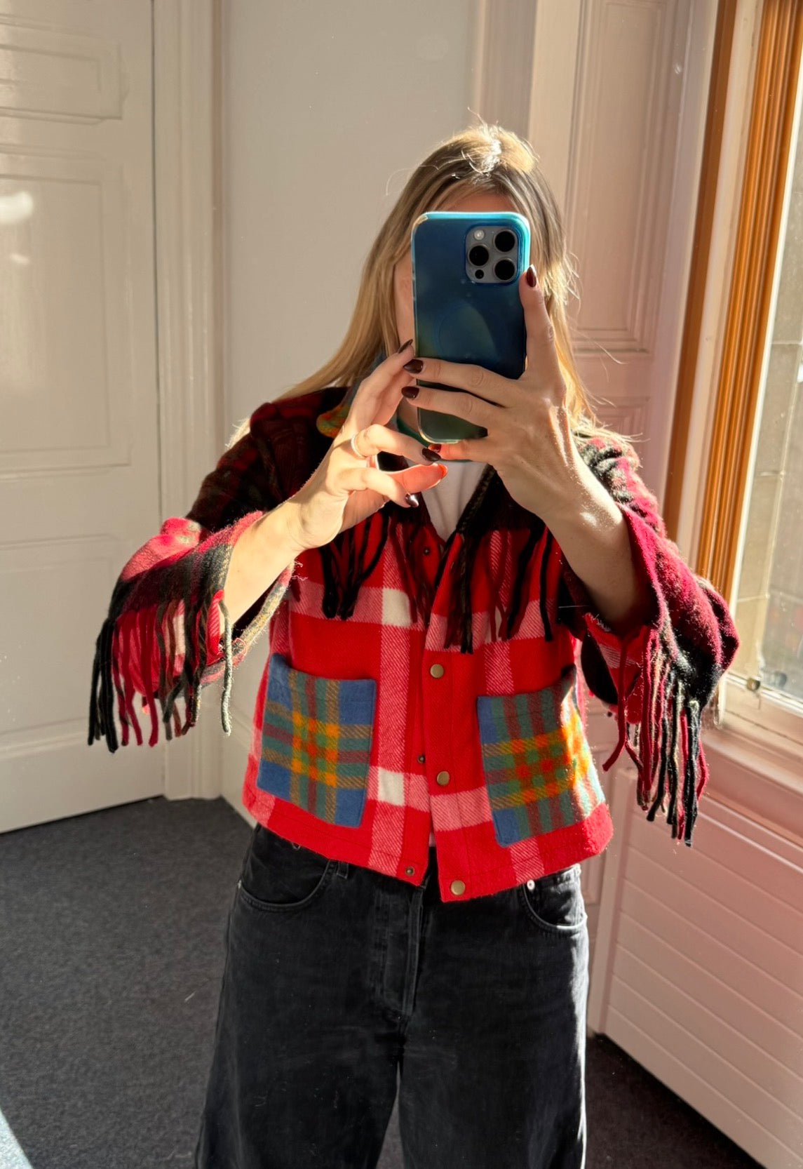 The Ballater reworked tartan jacket (M)