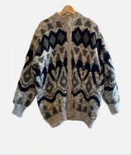 Load image into Gallery viewer, Vintage knited bomber jacket