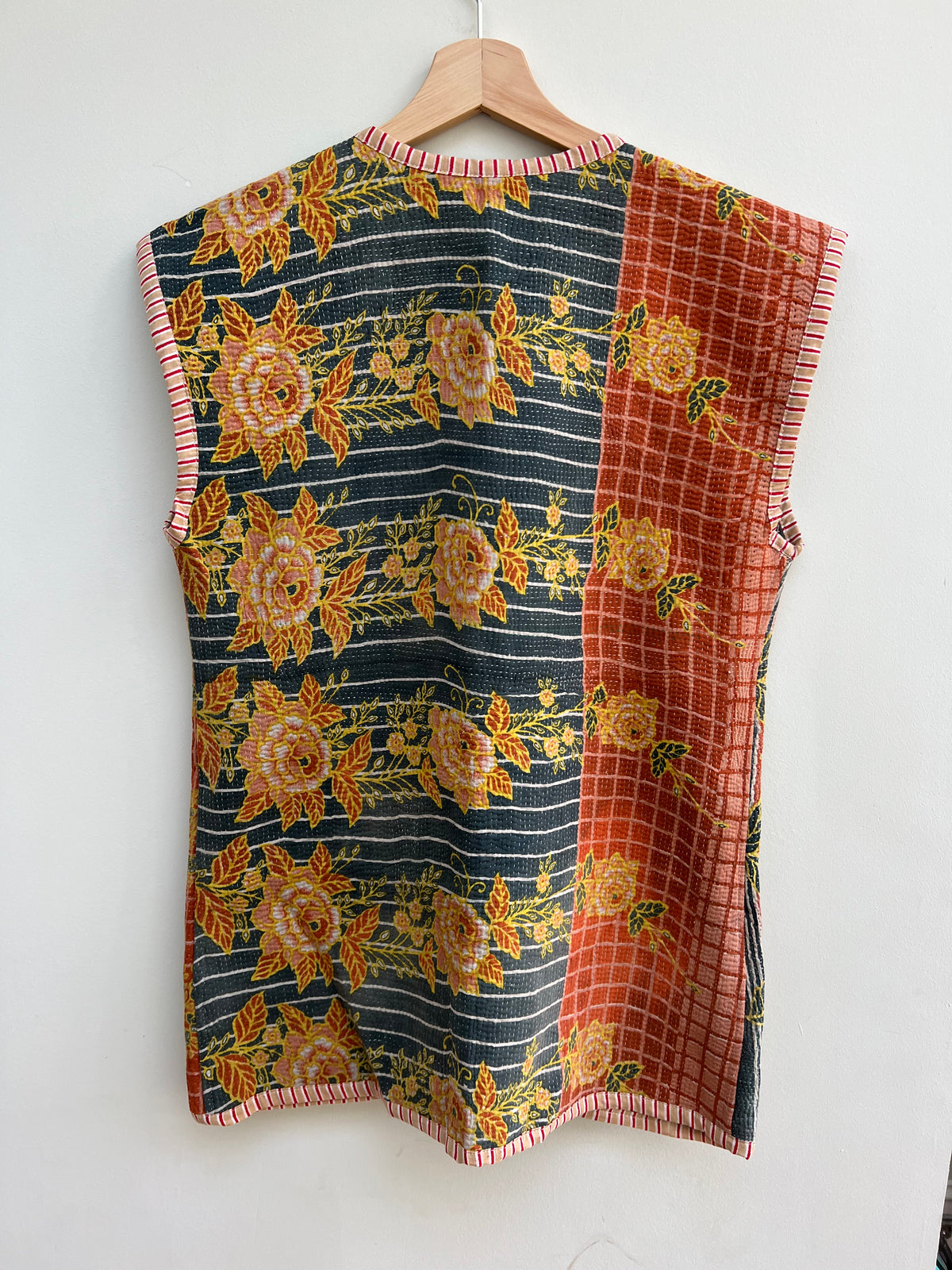 Vintage kantha vest SIZE 1