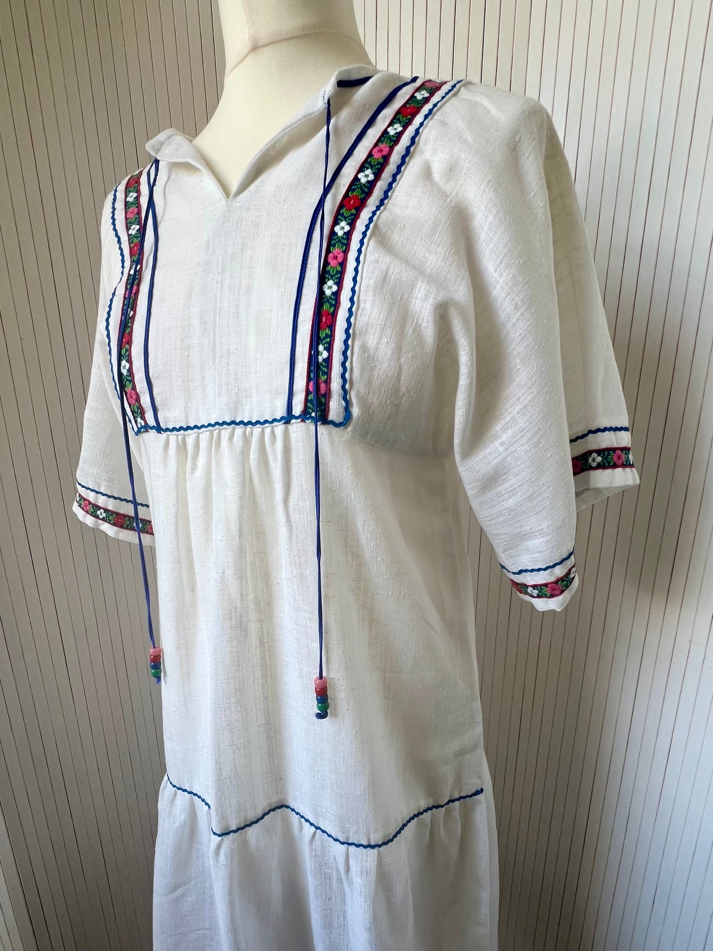 Rare Marion Donaldson 70s cheesecloth dress