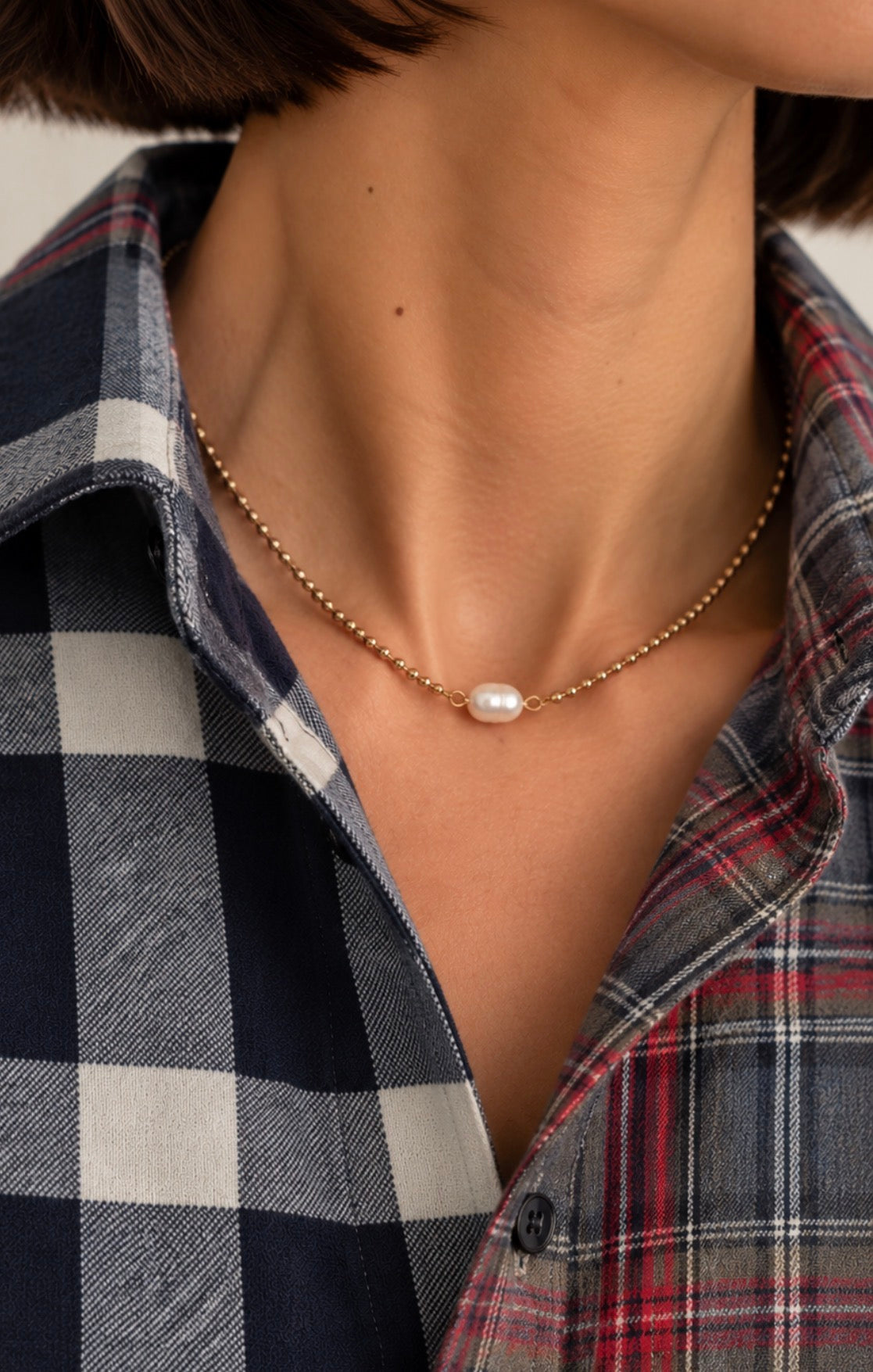 The Ashland reworked check shirt (S)