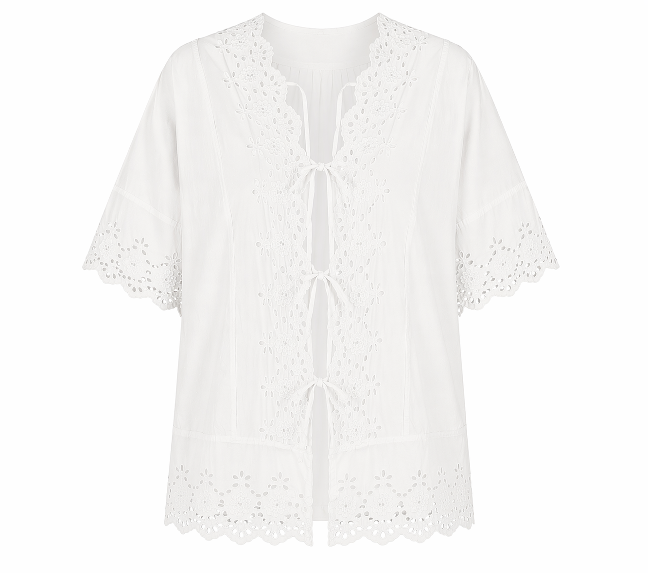 The Elodie tie front top