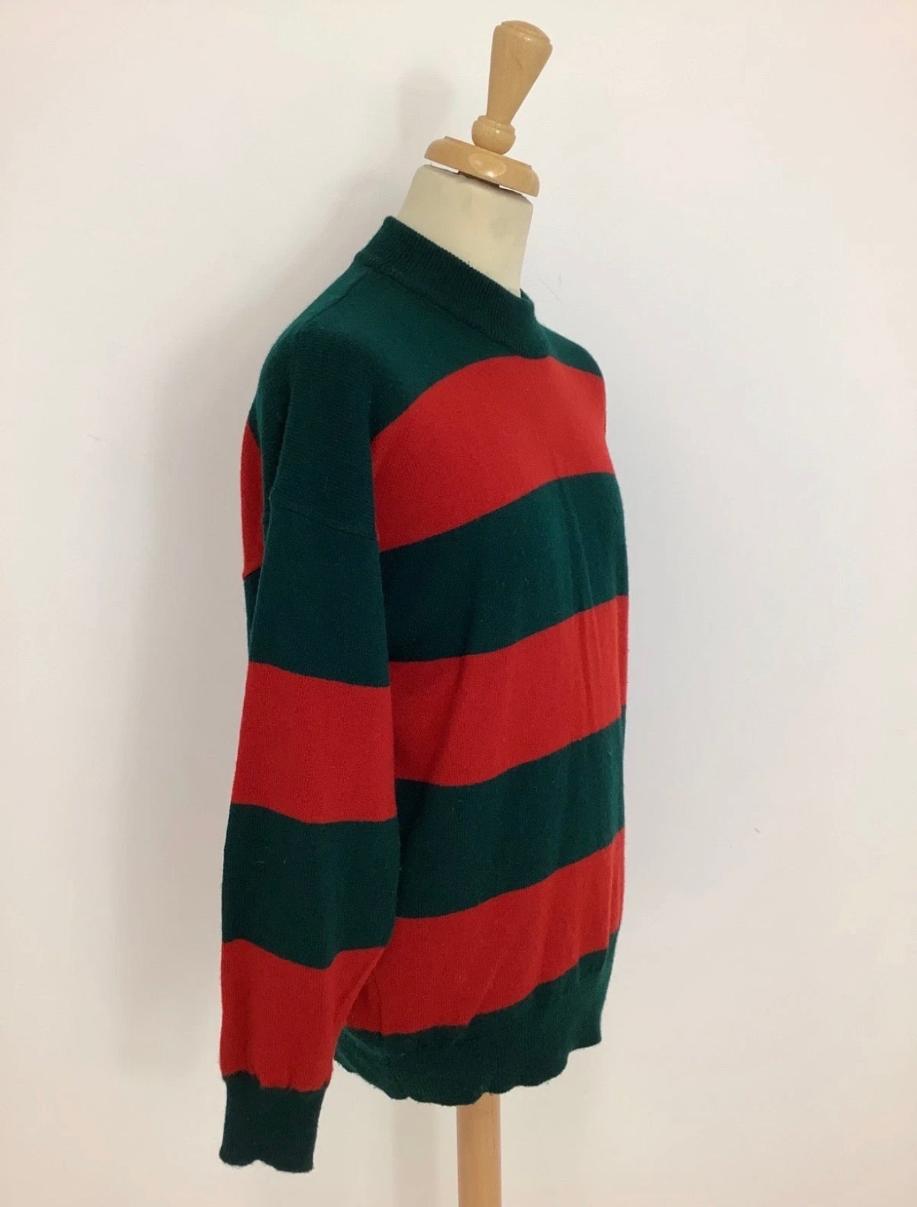 90s lambswool bold stripe jumper