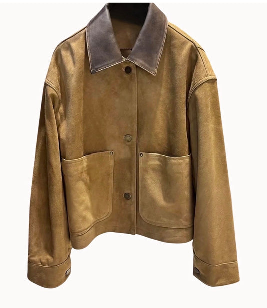 Joni suede barn jacket