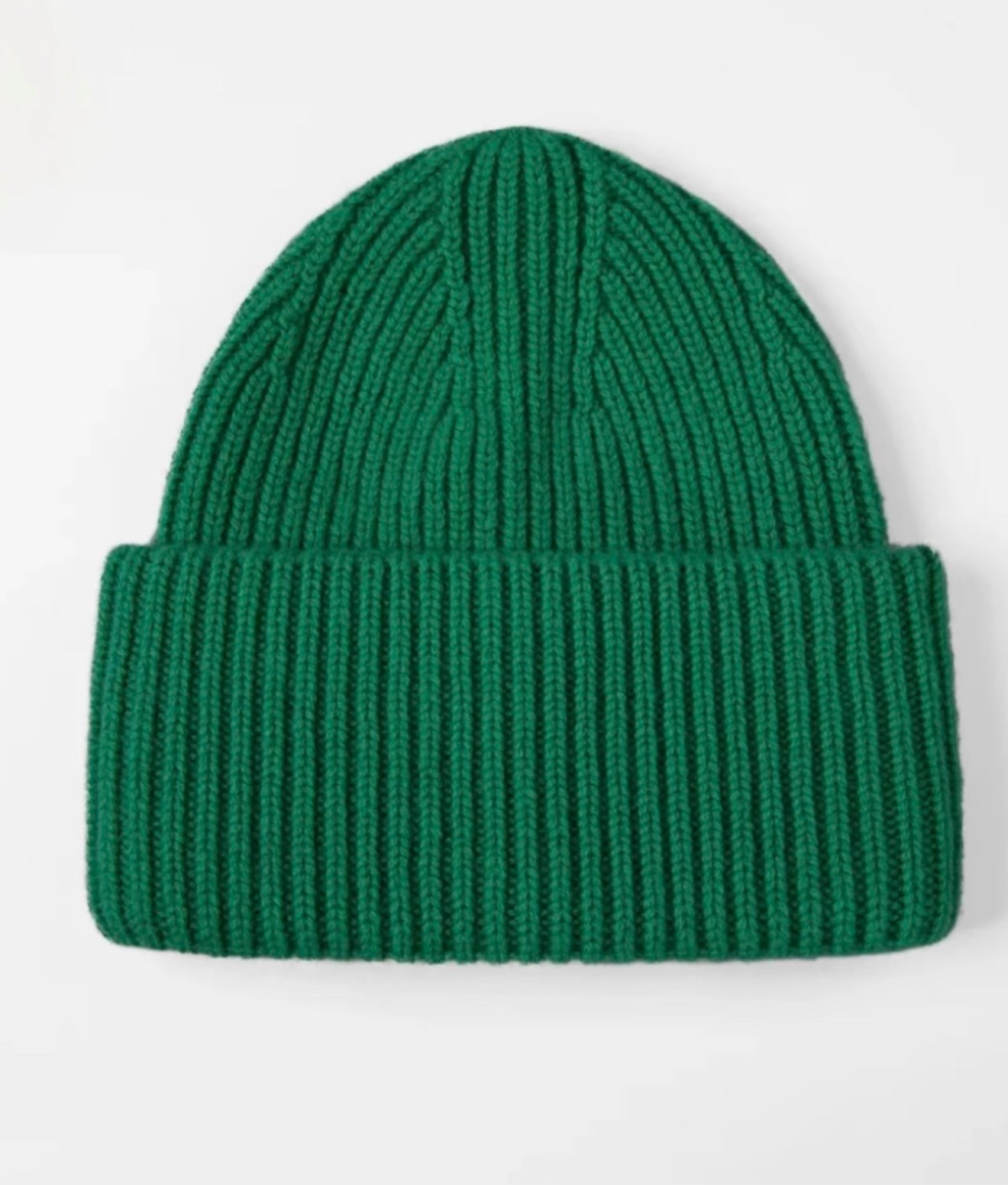 Green Merino Wool Beanie