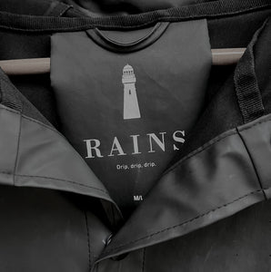 Rains long waterproof jacket