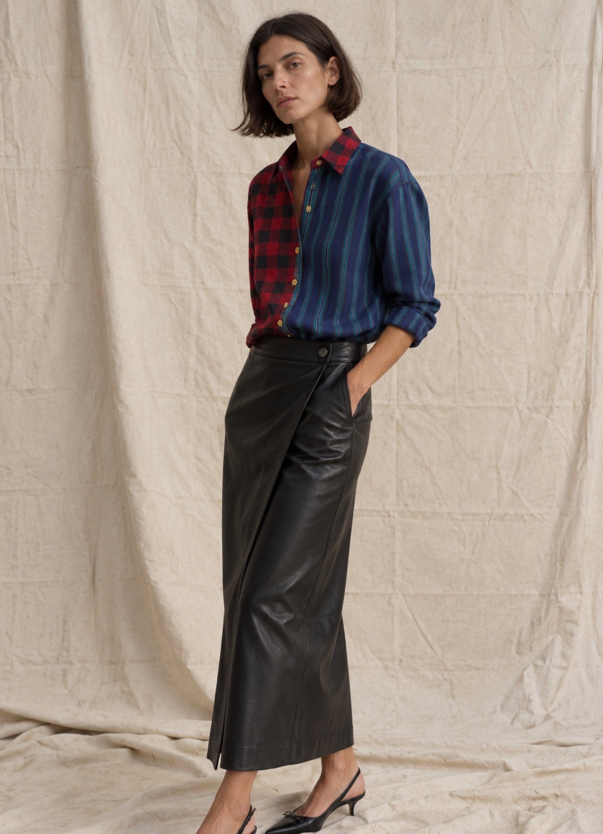 The Ardnamurchan reworked check shirt (S)