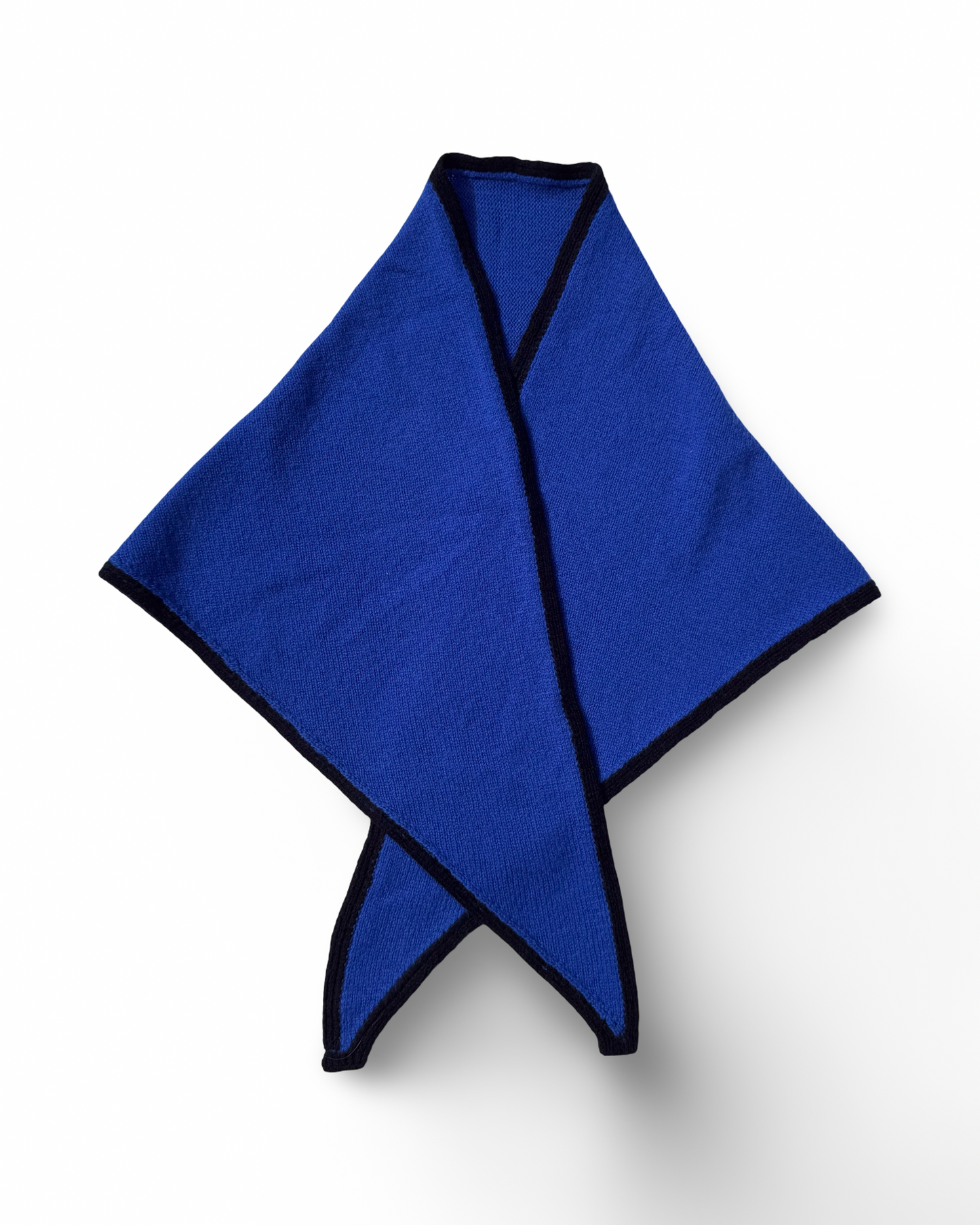 Klein blue ‘Morven’ large Triangle Scarf