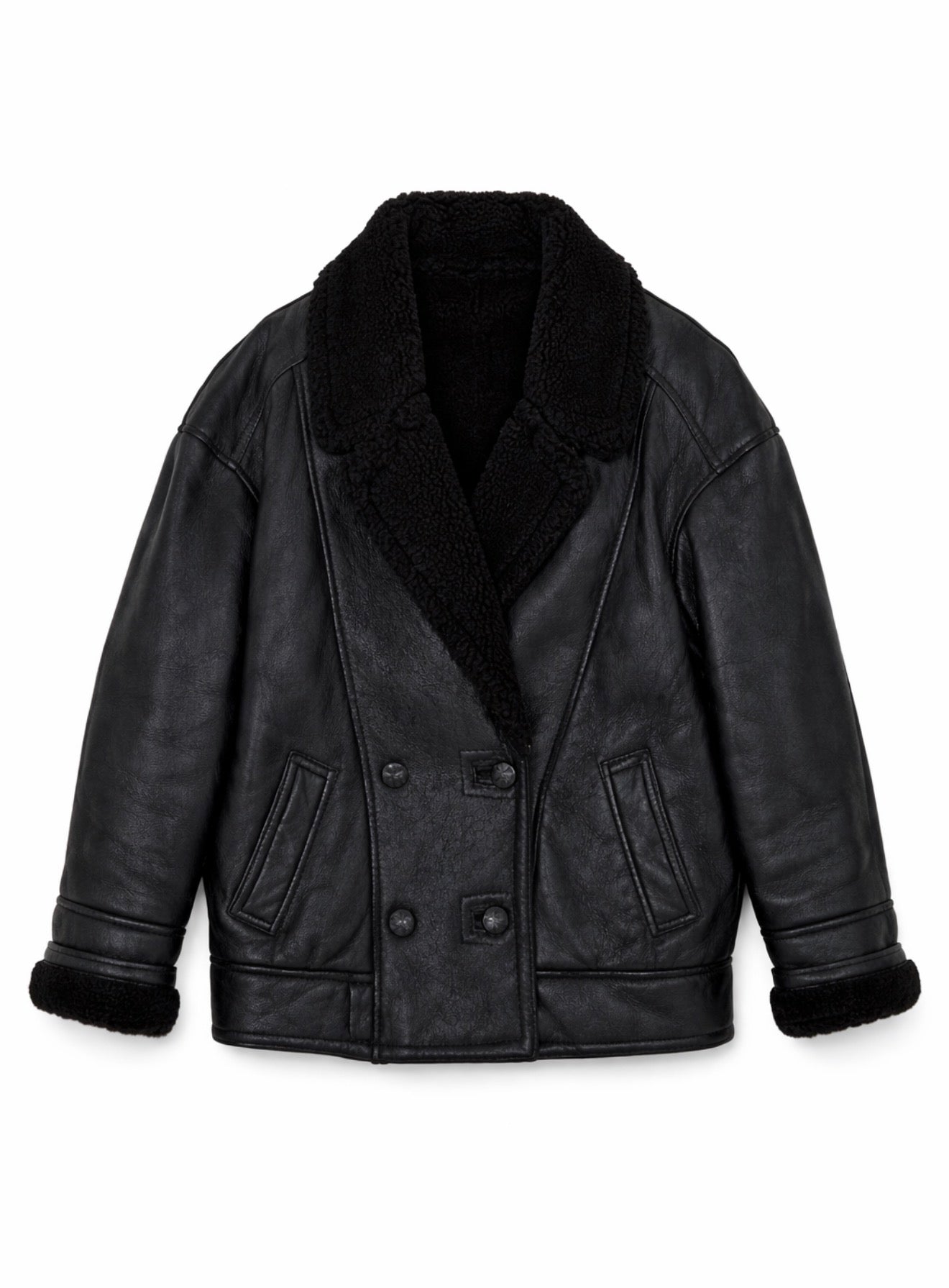 Black sherling jacket