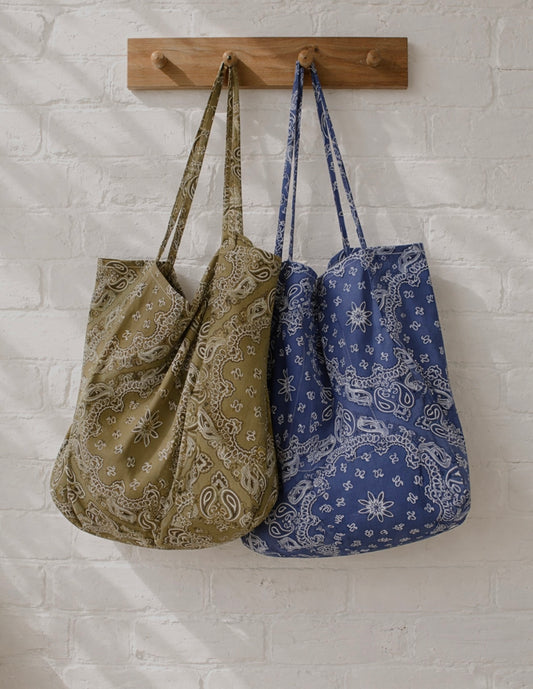 The everyday canvas bandana tote