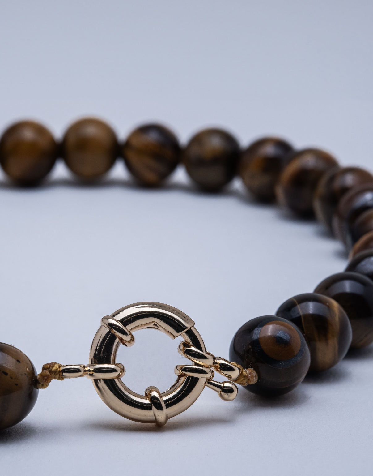 Back in stock - Polished Tiger’s eye  'Betty' Necklace