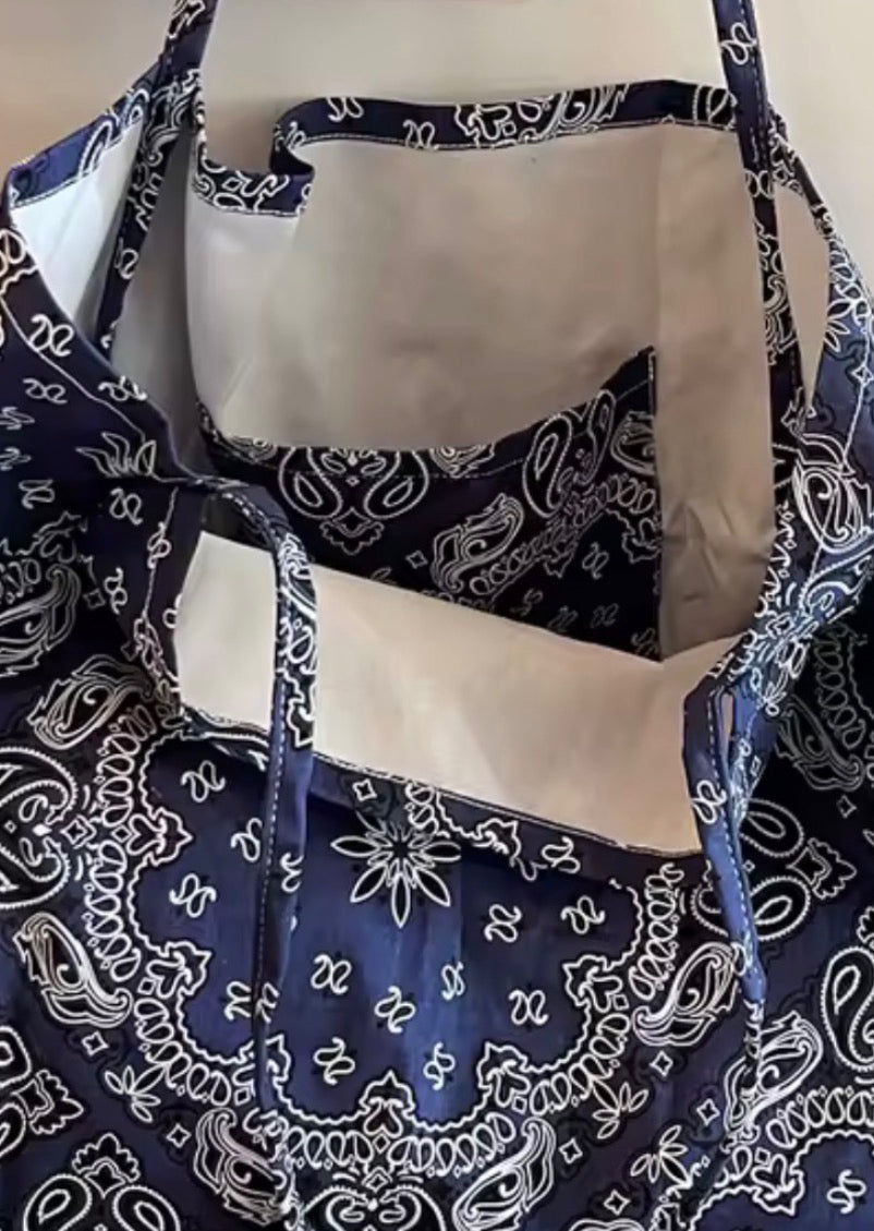 The everyday canvas bandana tote
