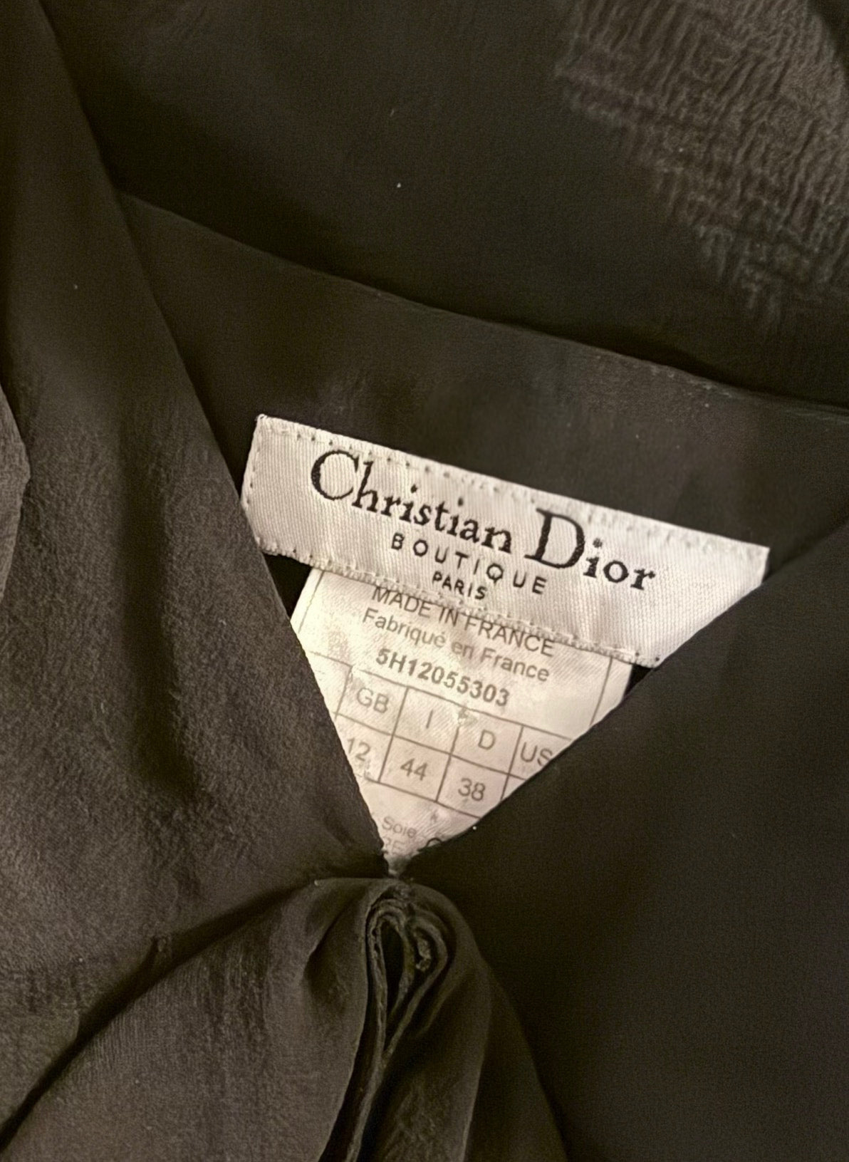 Christian Dior Boutique Silk Cami, Late 1990s