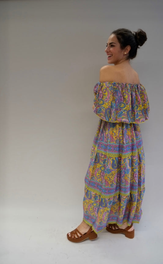 Amelie silk maxi dress: UK size 8-16