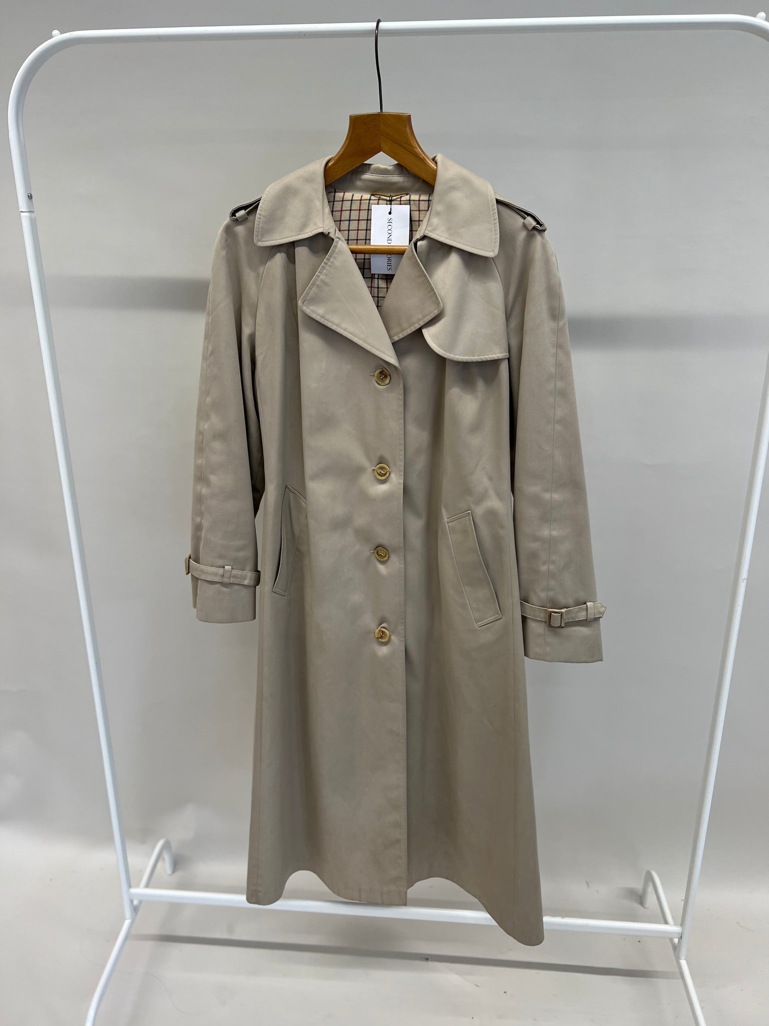80s Classic Trench Coat SECOND STORIES