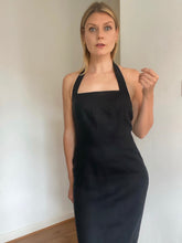 Load image into Gallery viewer, Stephanie linen halterneck minimal dress