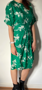 Sara kimono sleeve silk dress