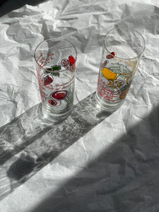 Pair of vintage cocktail glasses