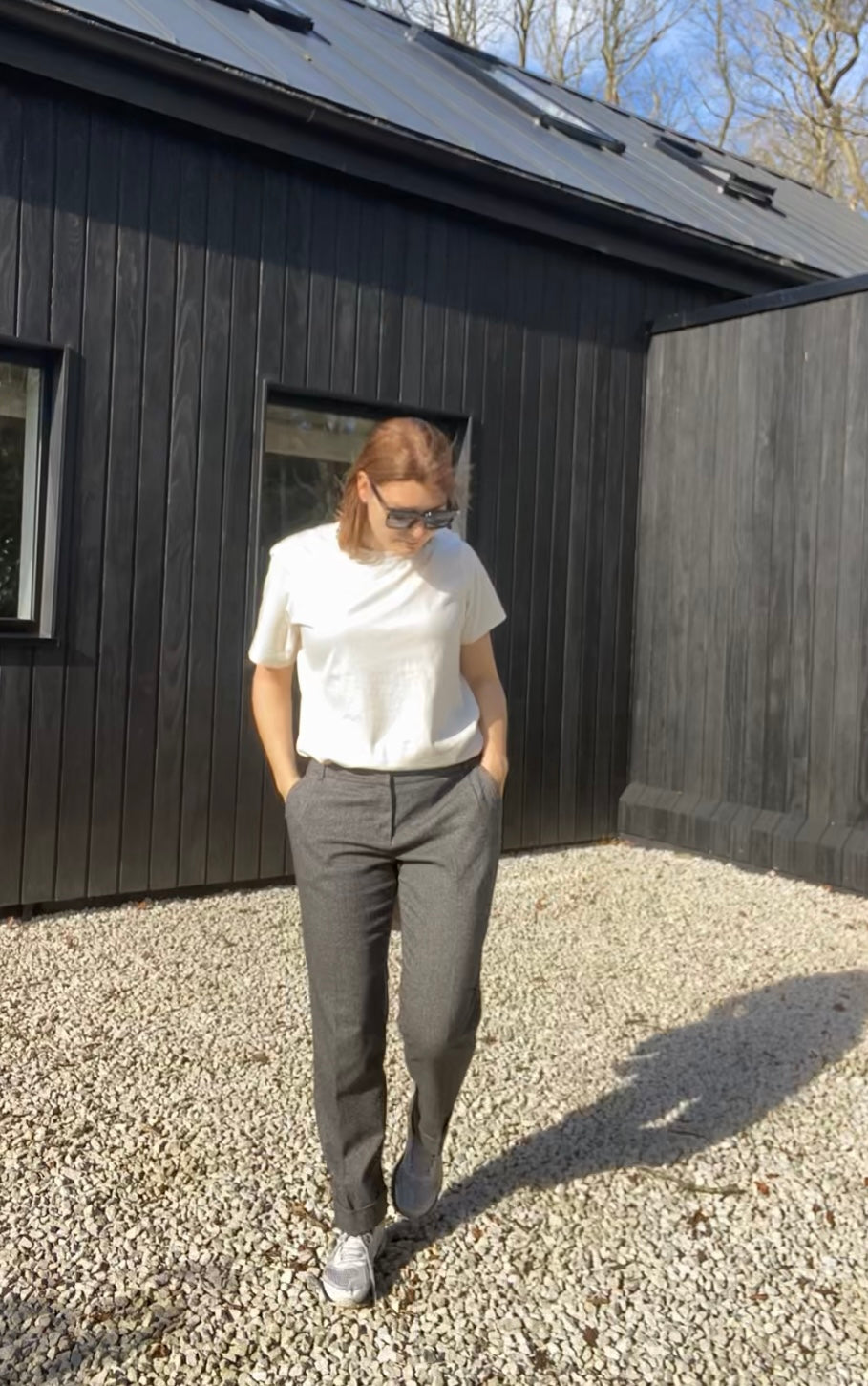 Max Mara tailored wool silk blend 90s trousers