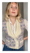 Load image into Gallery viewer, Linda fair isle knit waistcoat.