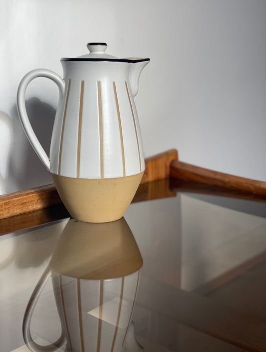 Denby stoneware mid century coffee pot