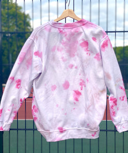 On Wednesdays we wear Pink  -  Large Hand tie dyed sweat