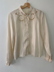 Pearl silk shirt
